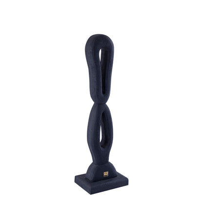 Rhyce Black statue en bois de manguier figure ouverte S PTMD