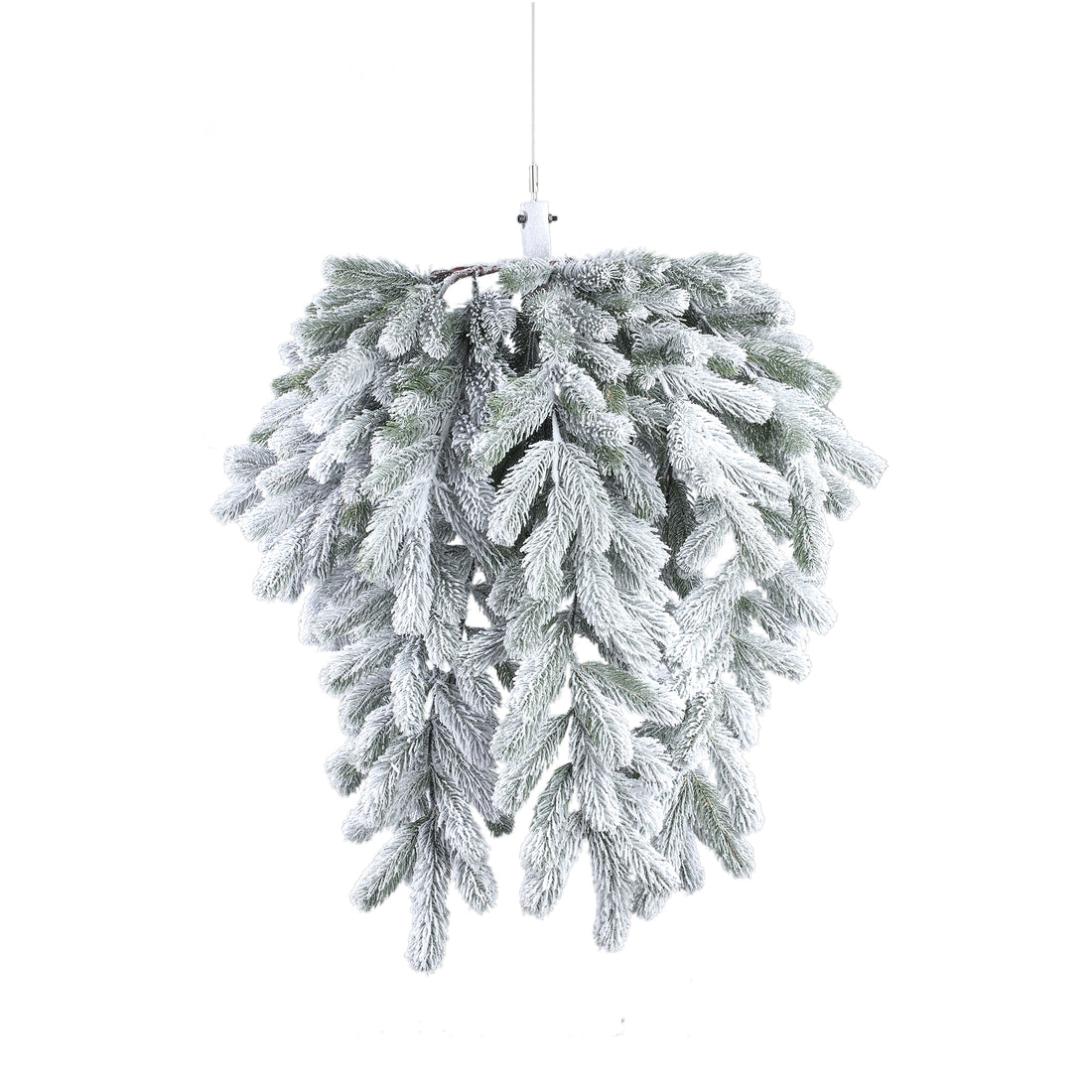 Décoration de Noël Rosamond - 60x60x80 cm - PVC - Blanc PTMD