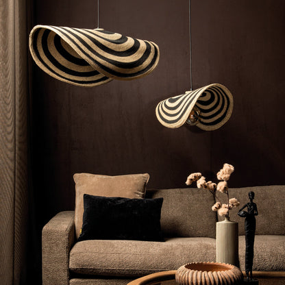 Suspension ondulée en jonc naturel LouLou Large PTMD