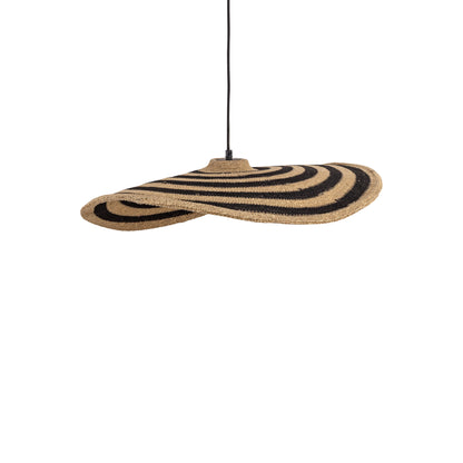 Loulou Suspension ondulée en jonc naturel petite PTMD
