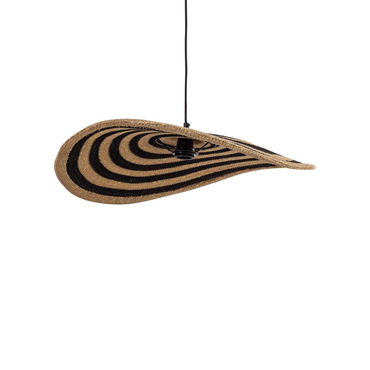 Loulou Suspension ondulée en jonc naturel petite PTMD