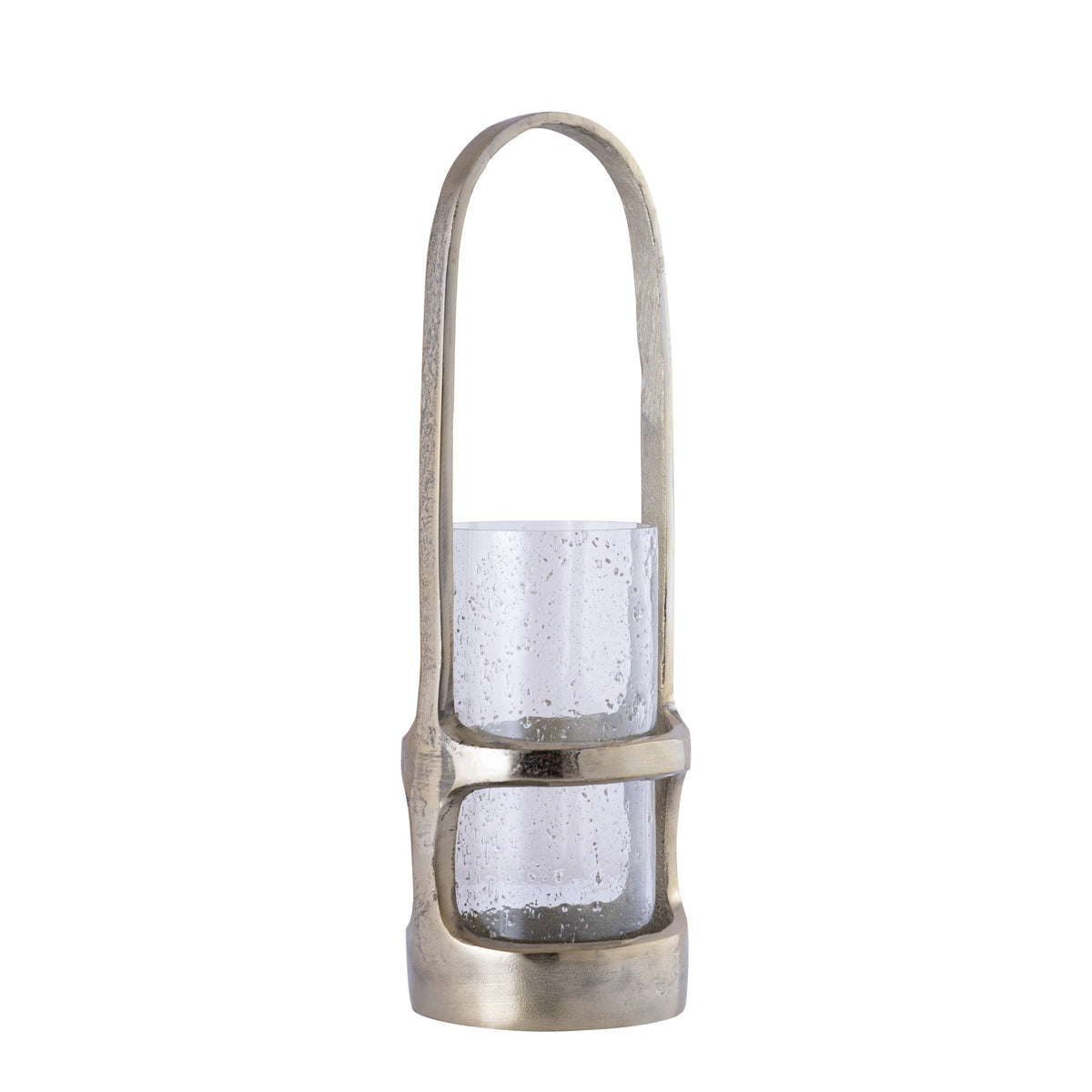 Lanterne Rahana L - 15x15x49 cm - Aluminium - Or PTMD