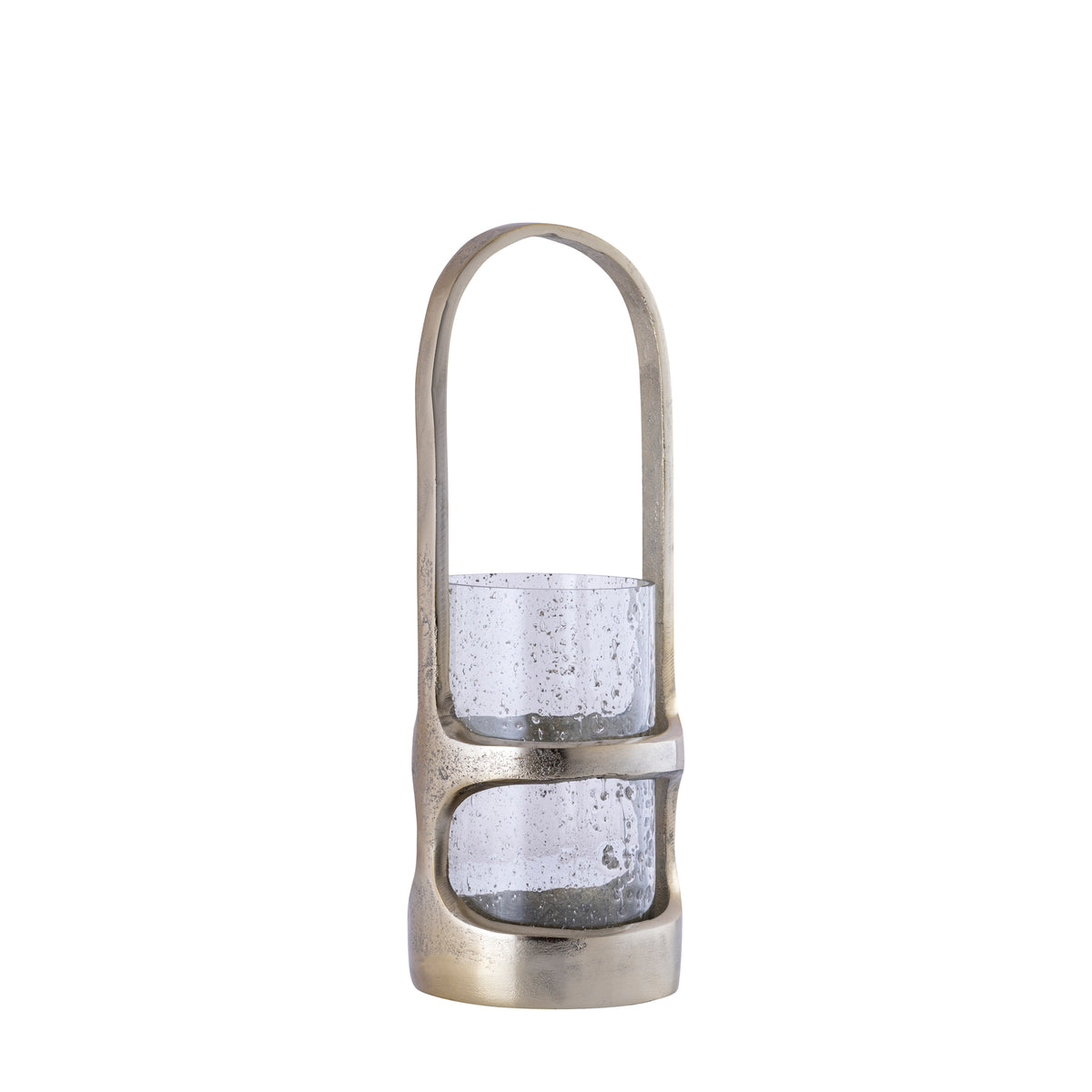 Lanterne Rahana S - 14x14x40 cm - Aluminium - Or PTMD