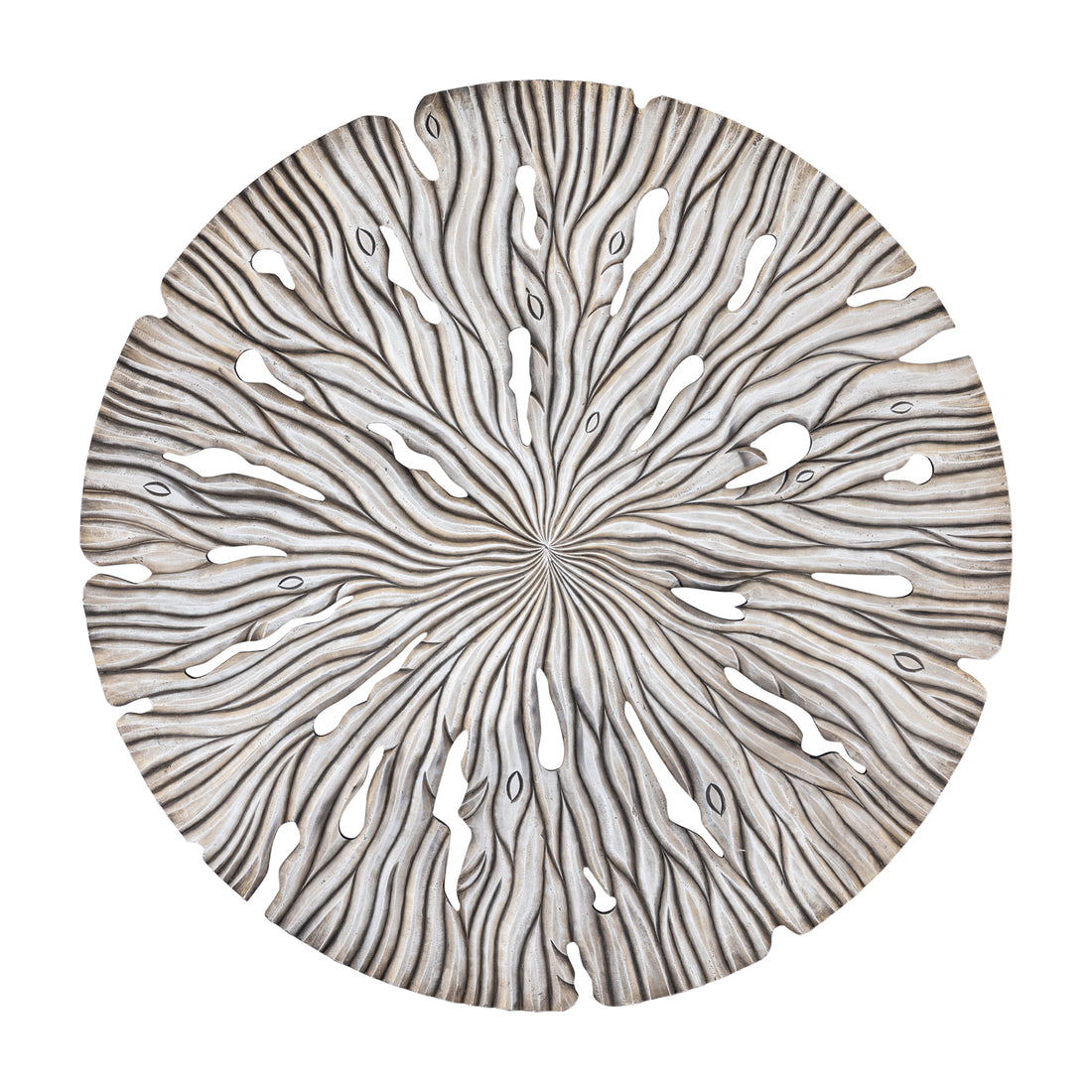 Panneau mural Bonte L - 120x2x120 cm - MDF - Crème PTMD