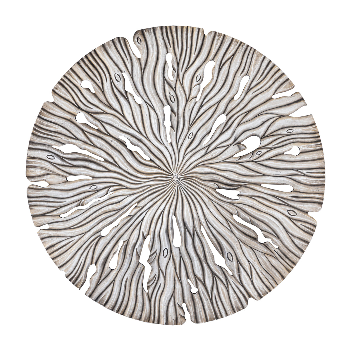 Panneau mural Bonte L - 120x2x120 cm - MDF - Crème PTMD