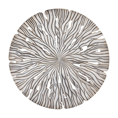 Panneau mural Bonte L - 120x2x120 cm - MDF - Crème PTMD