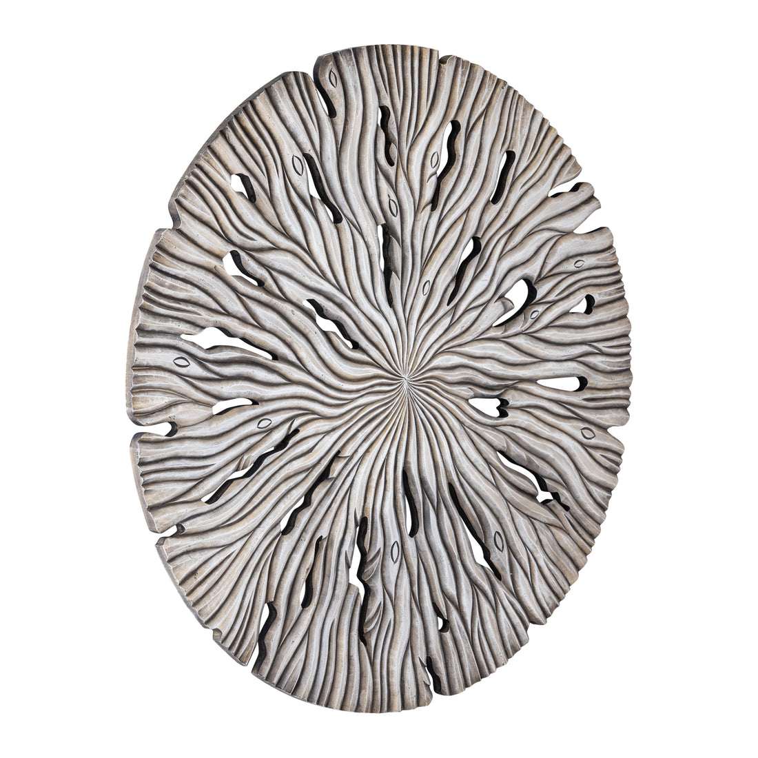 Panneau mural Bonte L - 120x2x120 cm - MDF - Crème PTMD