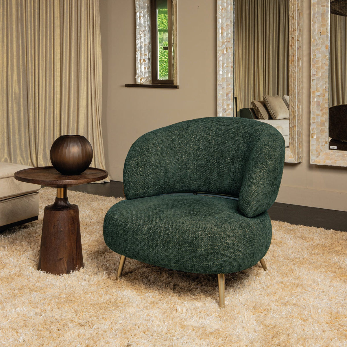 Fauteuil Franklyn Olive Sic Legacy 10 PTMD