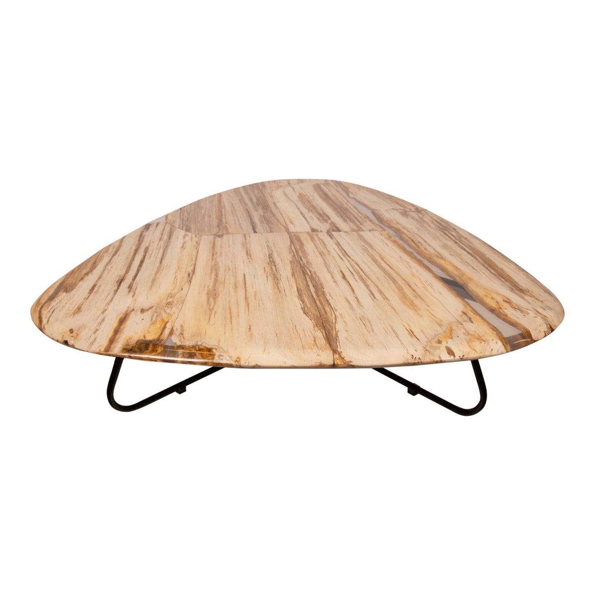 Table basse Deeba en bois pétrifié 130 PTMD