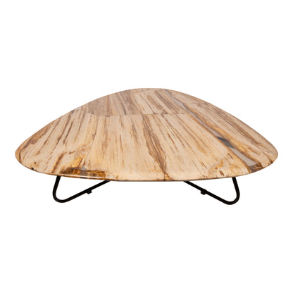 Table basse Deeba en bois pétrifié 130 PTMD