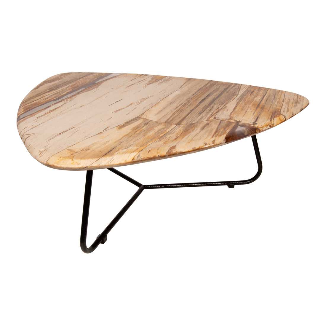 Table basse Deeba Bois pétrifié 95 PTMD