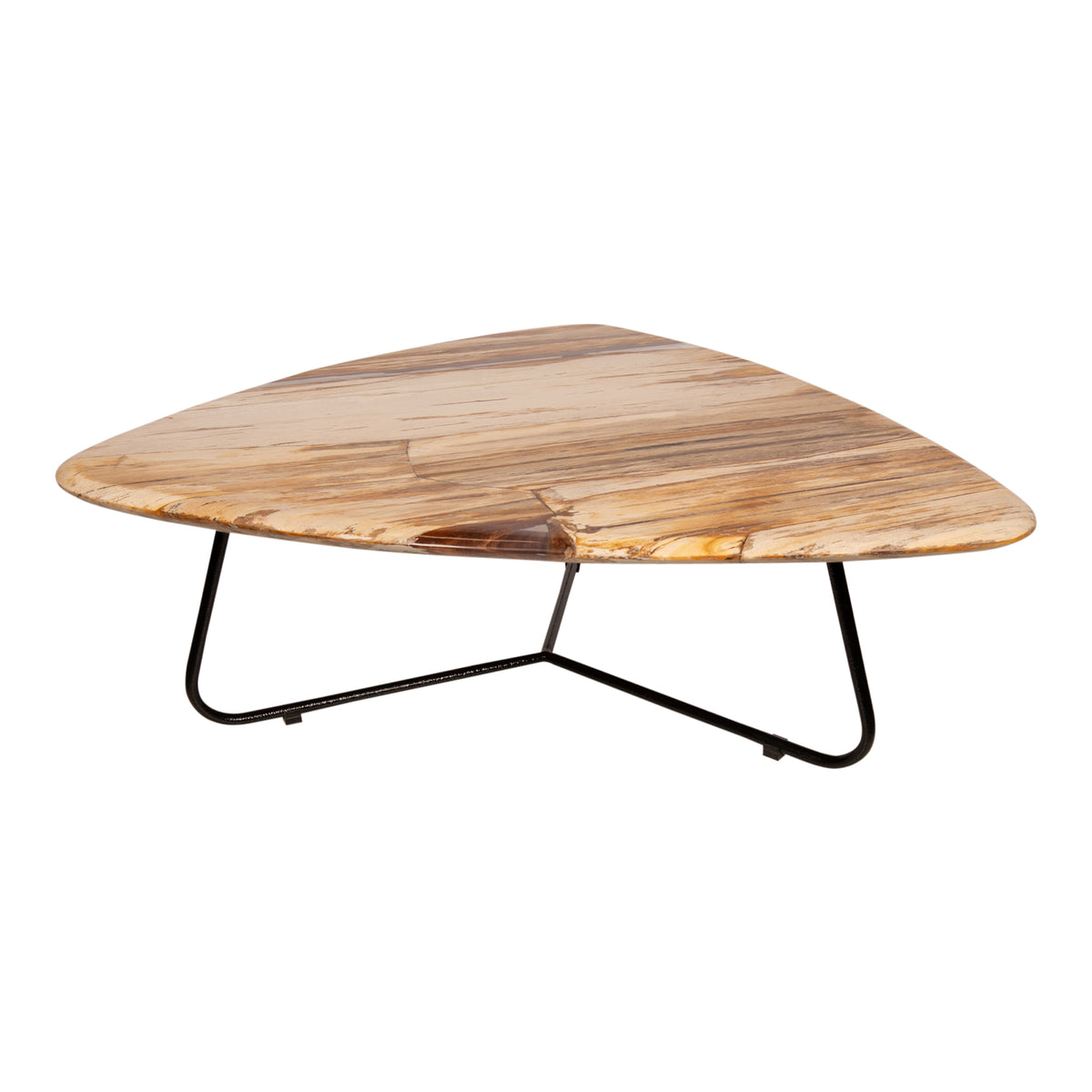 Table basse Deeba Bois pétrifié 95 PTMD