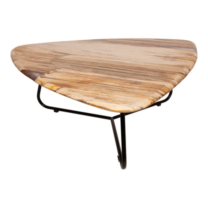 Table basse Deeba Bois pétrifié 95 PTMD