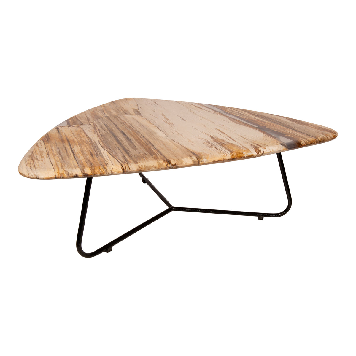 Table basse Deeba Bois pétrifié 95 PTMD