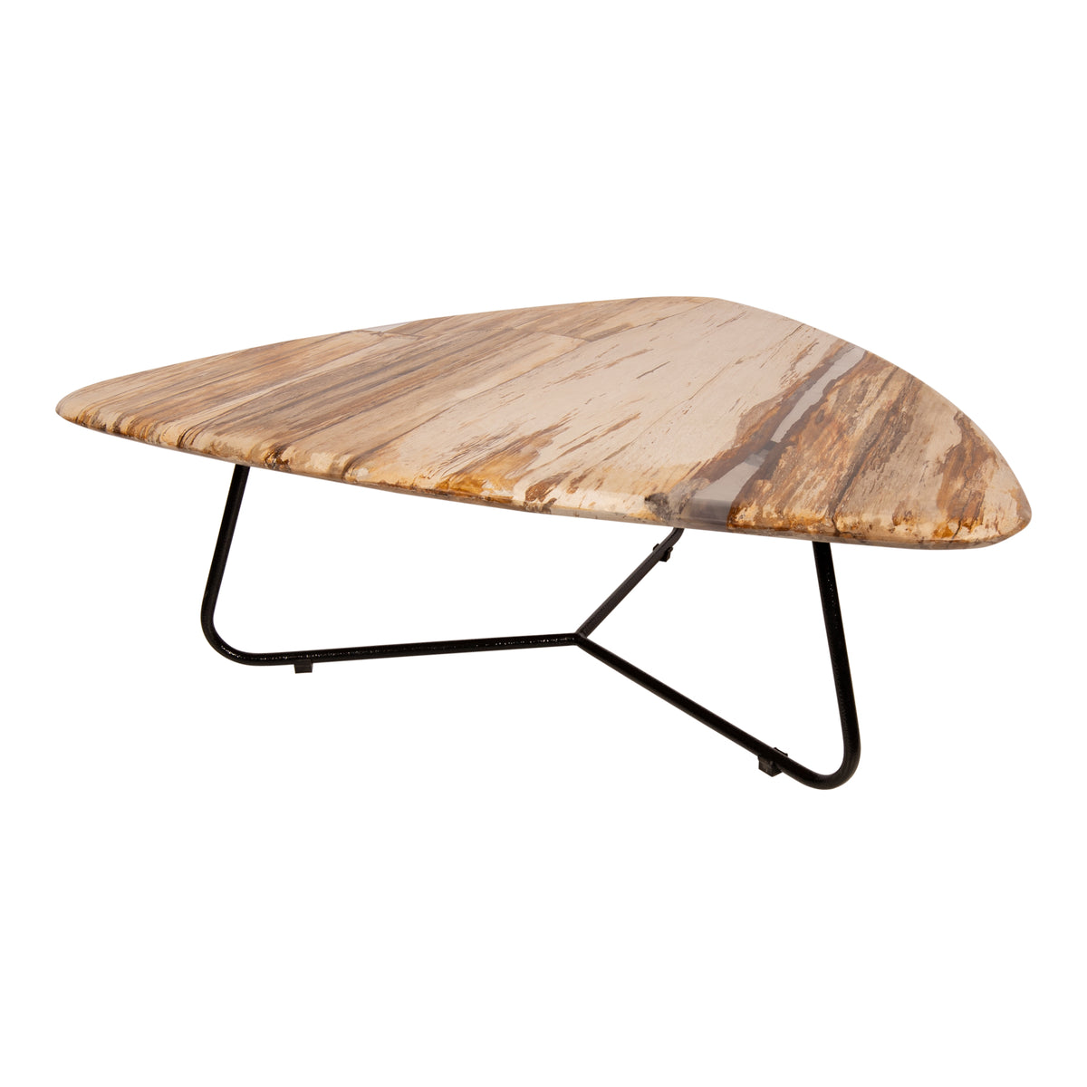 Table basse Deeba Bois pétrifié 95 PTMD