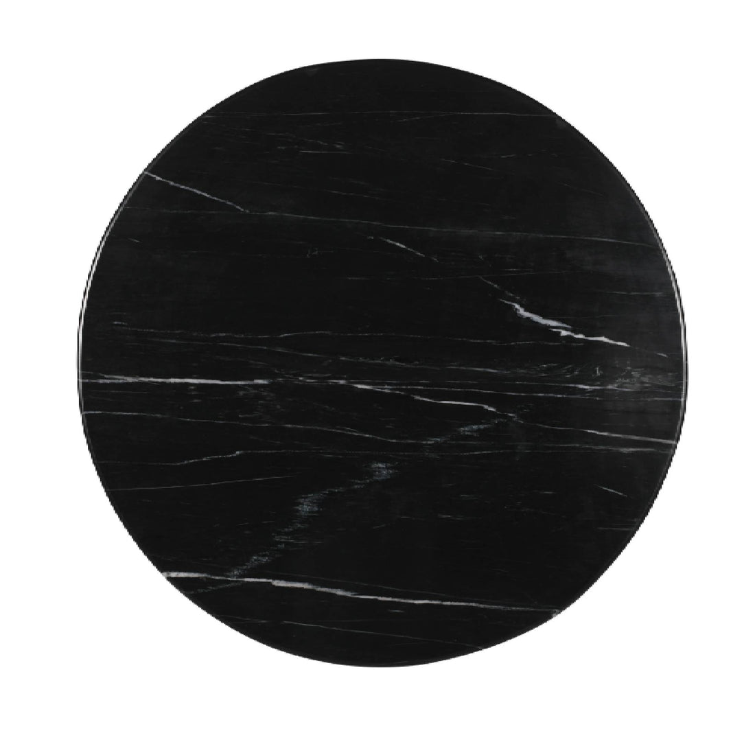 Table basse Neelim - 91x91x41 cm - Marbre - Noir PTMD