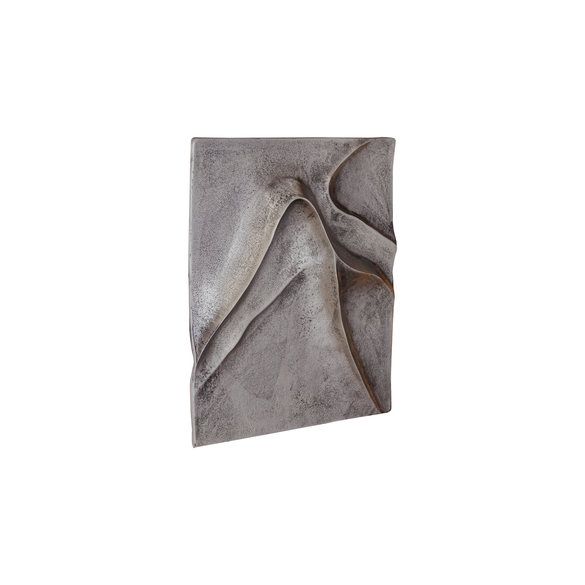 Panneau mural Gihan S - 42x5x42 cm - Aluminium - Argent PTMD