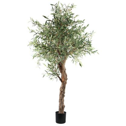 Arbre Olivier Vert En Pot 120x120x210cm PTMD