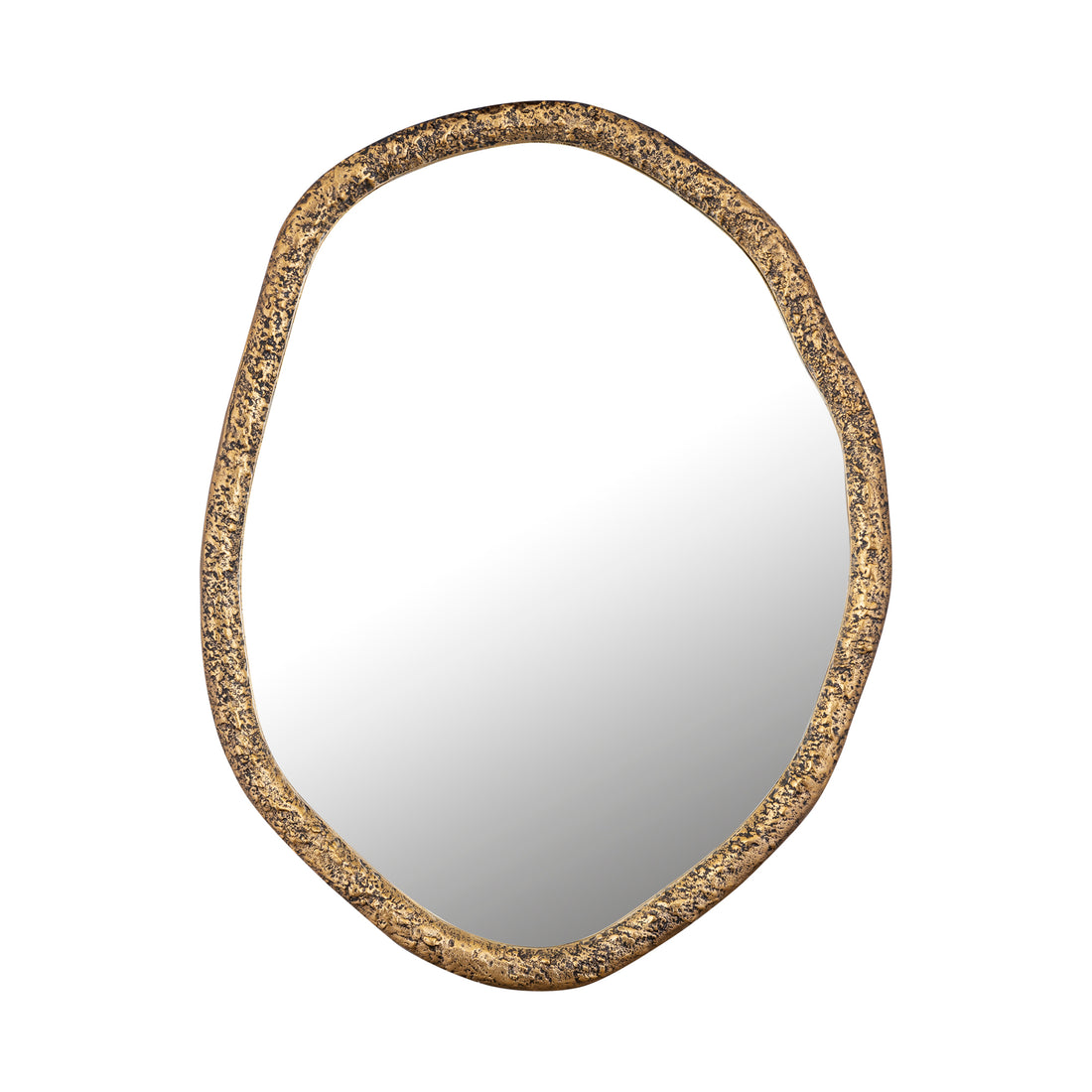 Miroir rond organique en laiton Paislie 56 x 3 x 72 cm PTMD