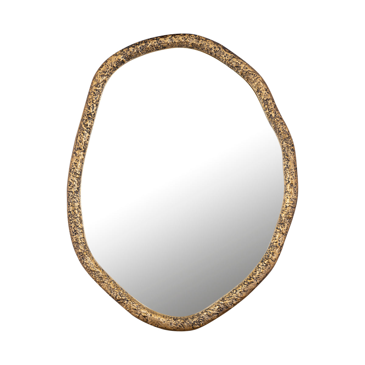 Miroir rond organique en laiton Paislie 56 x 3 x 72 cm PTMD