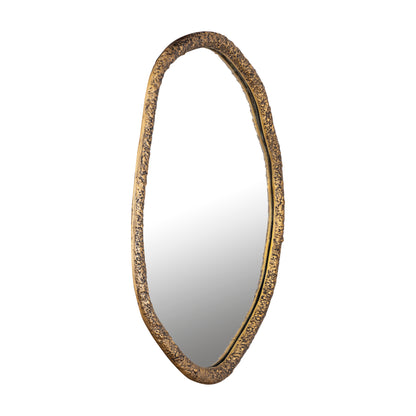 Miroir rond organique en laiton Paislie 56 x 3 x 72 cm PTMD