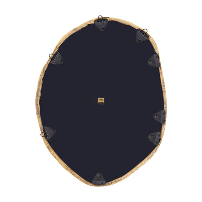 Miroir rond organique en laiton Paislie 56 x 3 x 72 cm PTMD