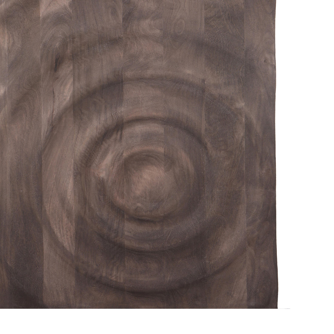 Panneau mural circulaire Mattin Brown en bois de manguier, rect PTMD