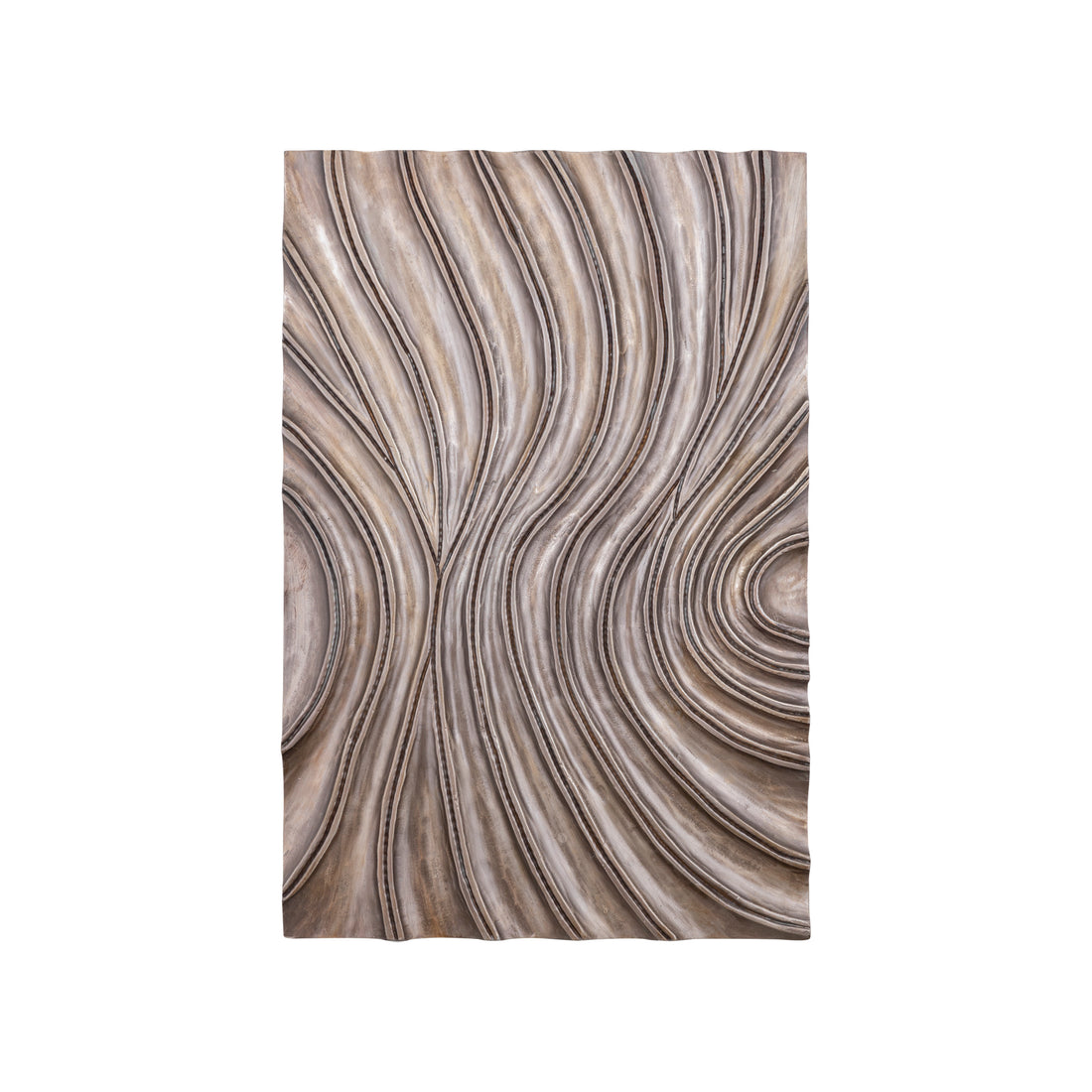 Panneau mural Reddie Wavvy marron brillant, petit modèle 60 x 90 cm, PTMD