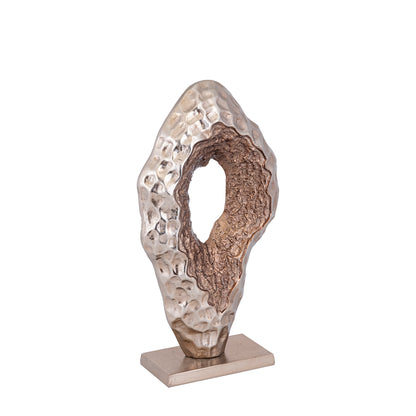 Coolan Statue en Aluminium Coulé Ovale S PTMD