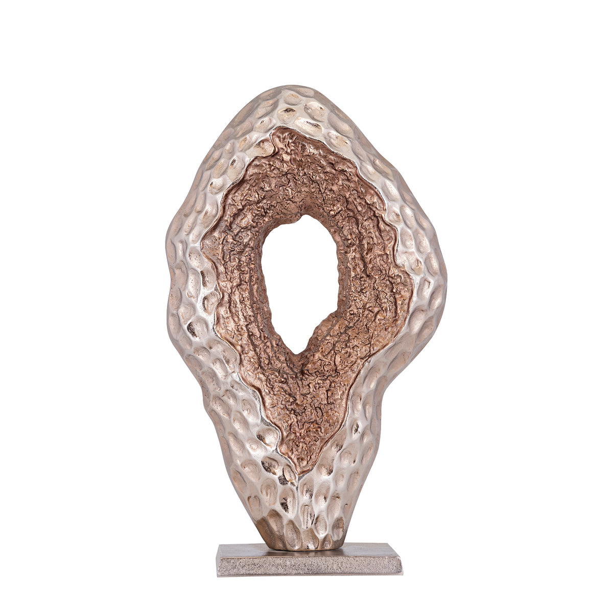 Coolan Statue en Aluminium Coulé Ovale L PTMD