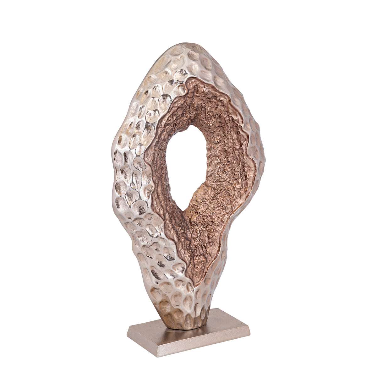 Coolan Statue en Aluminium Coulé Ovale L PTMD