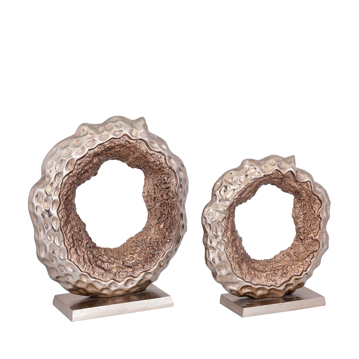 Coolan Statue en Aluminium Coulé Rond S PTMD