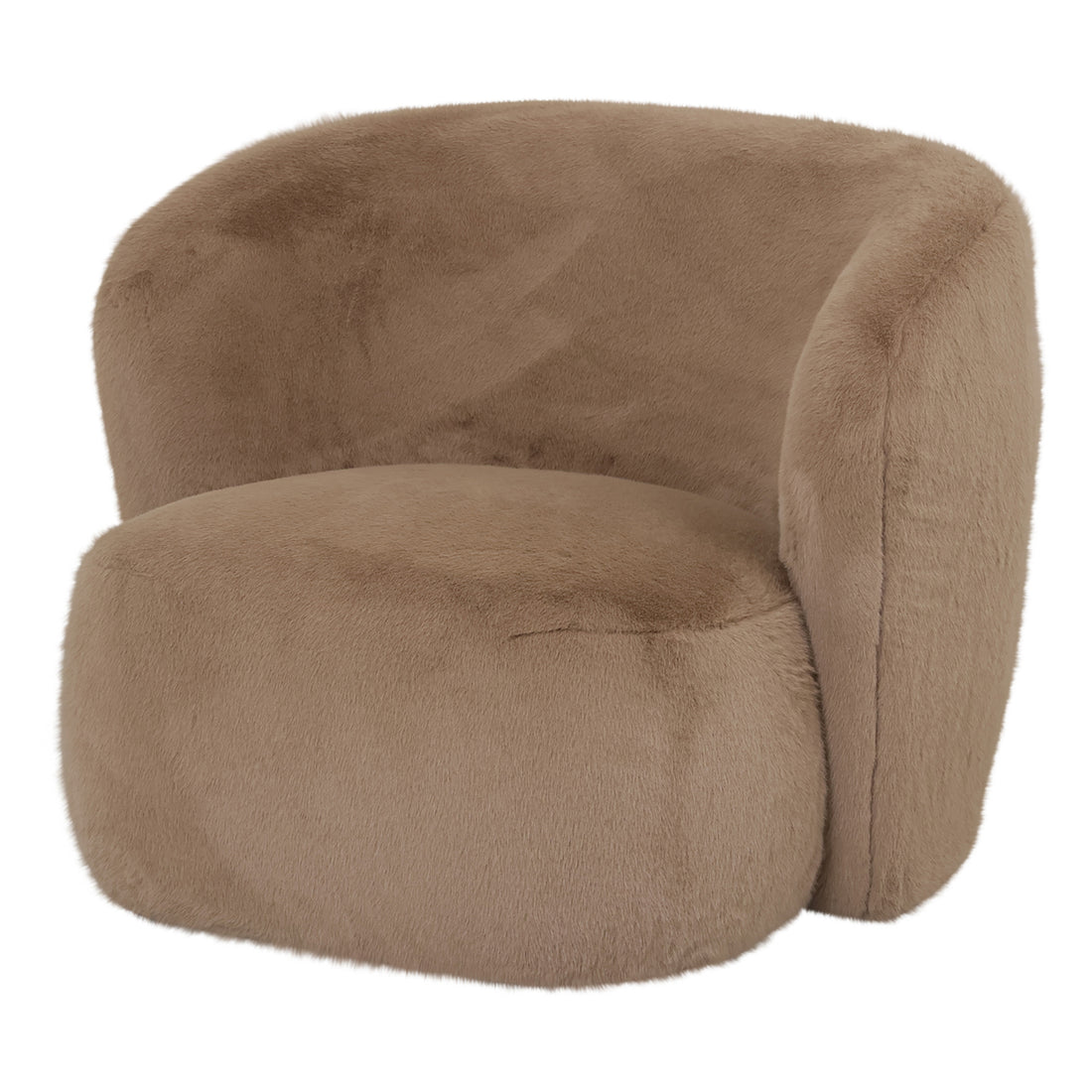 Fauteuil Aphrodite Mocca Fur PTMD
