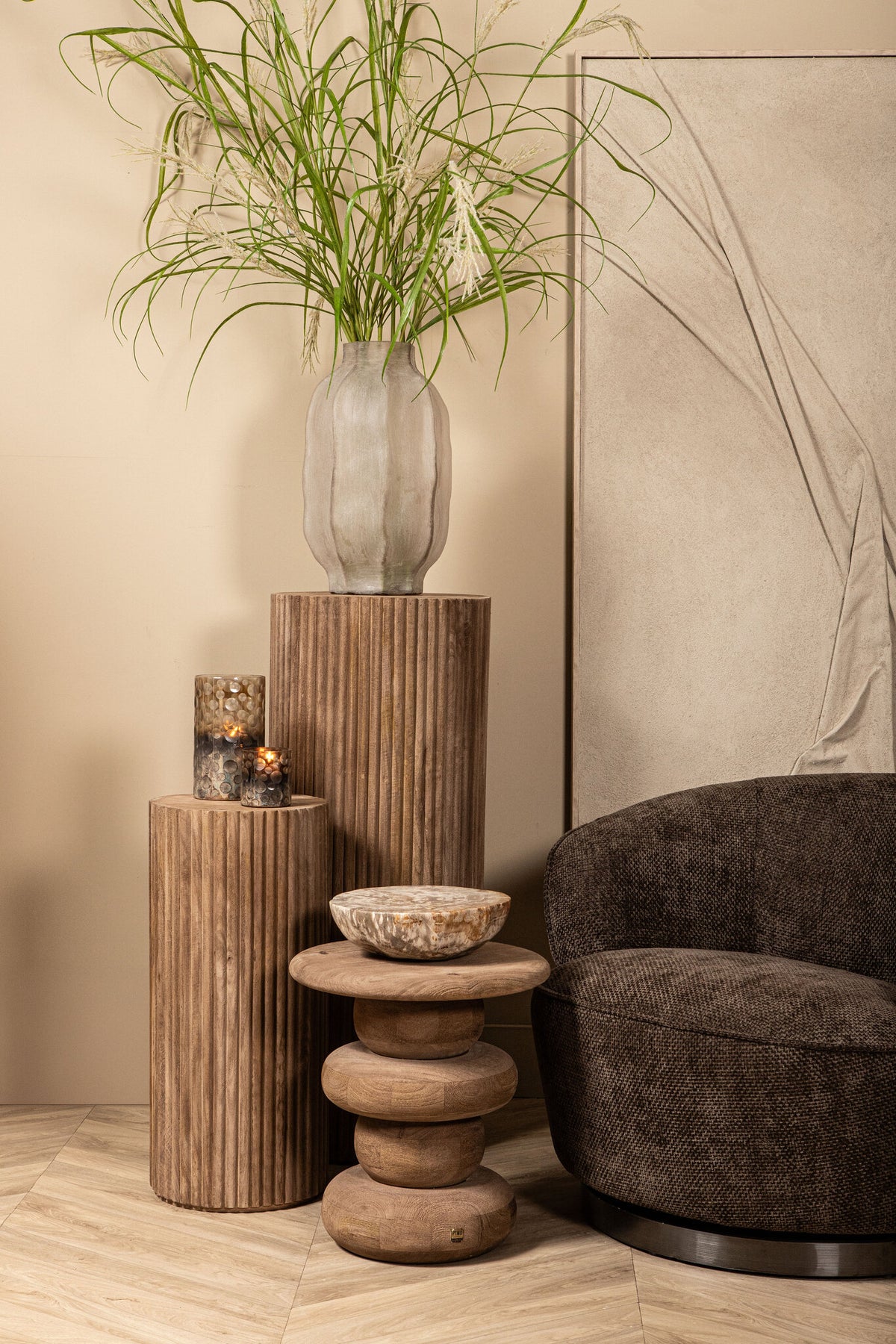 Fauteuil Filou marron foncé Eden 8 PTMD