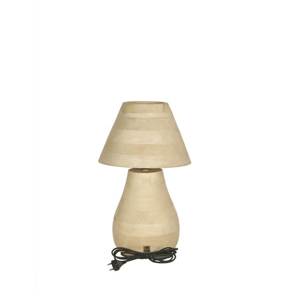 Lampe de table Peake Bois de manguier naturel Petit PTMD