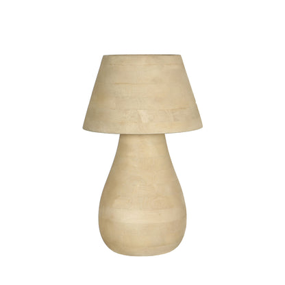 Lampe de table Peake Bois de manguier naturel Large PTMD