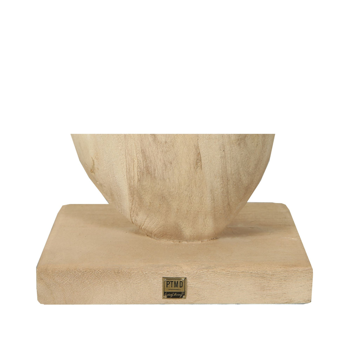 Statue ronde en bois de manguier naturel Kodey PTMD