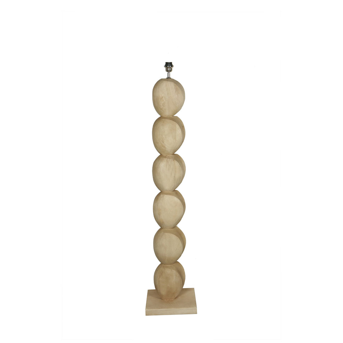 Lampadaire Kodey avec pied en bois de manguier naturel PTMD