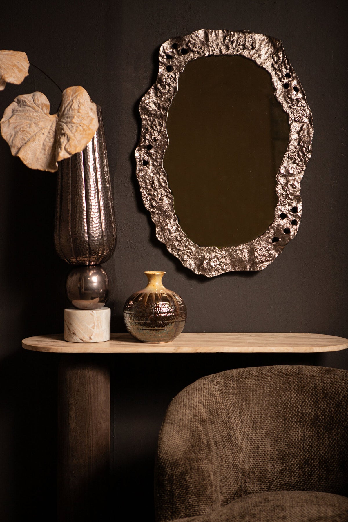 Vase Marive en feuille d&