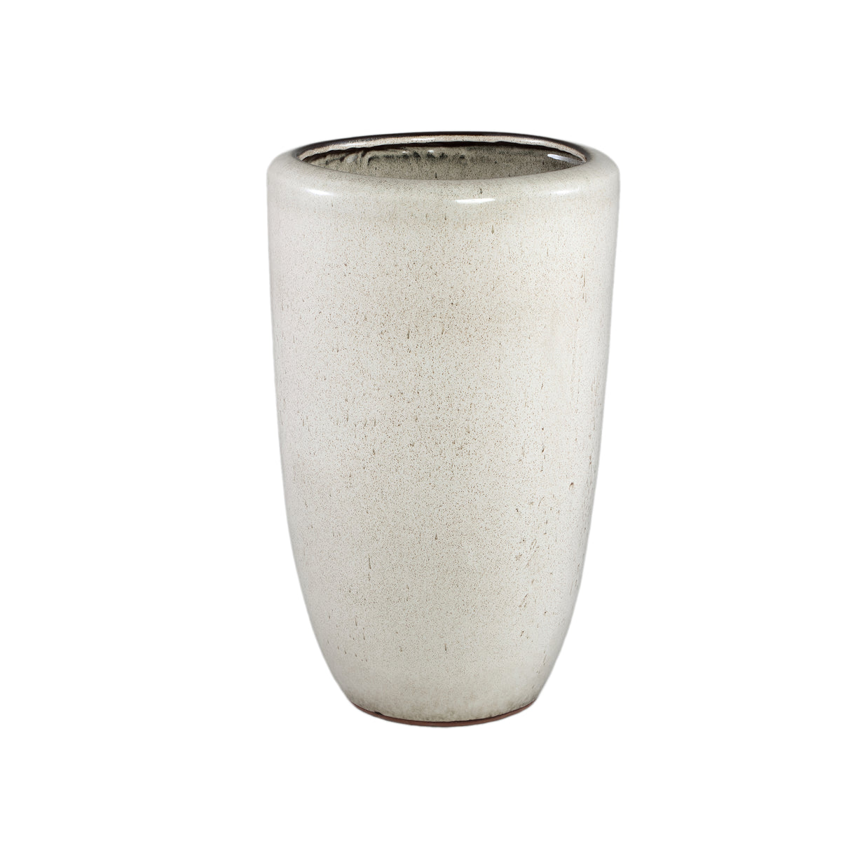Kyleigh Pot rond en céramique beige Lisse H 35x58 cm PTMD