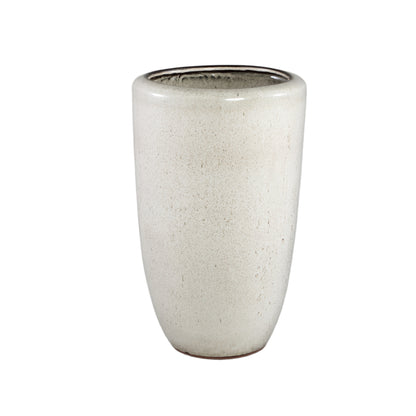 Kyleigh Pot rond en céramique beige Lisse H 35x58 cm PTMD
