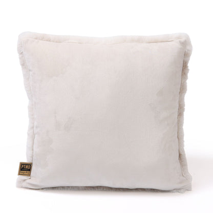 Coussin Linde Velours Blanc cassé 45x45cm PTMD