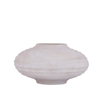 Casserole Kody Beige Stone Wash en alu coulé côtelée L PTMD