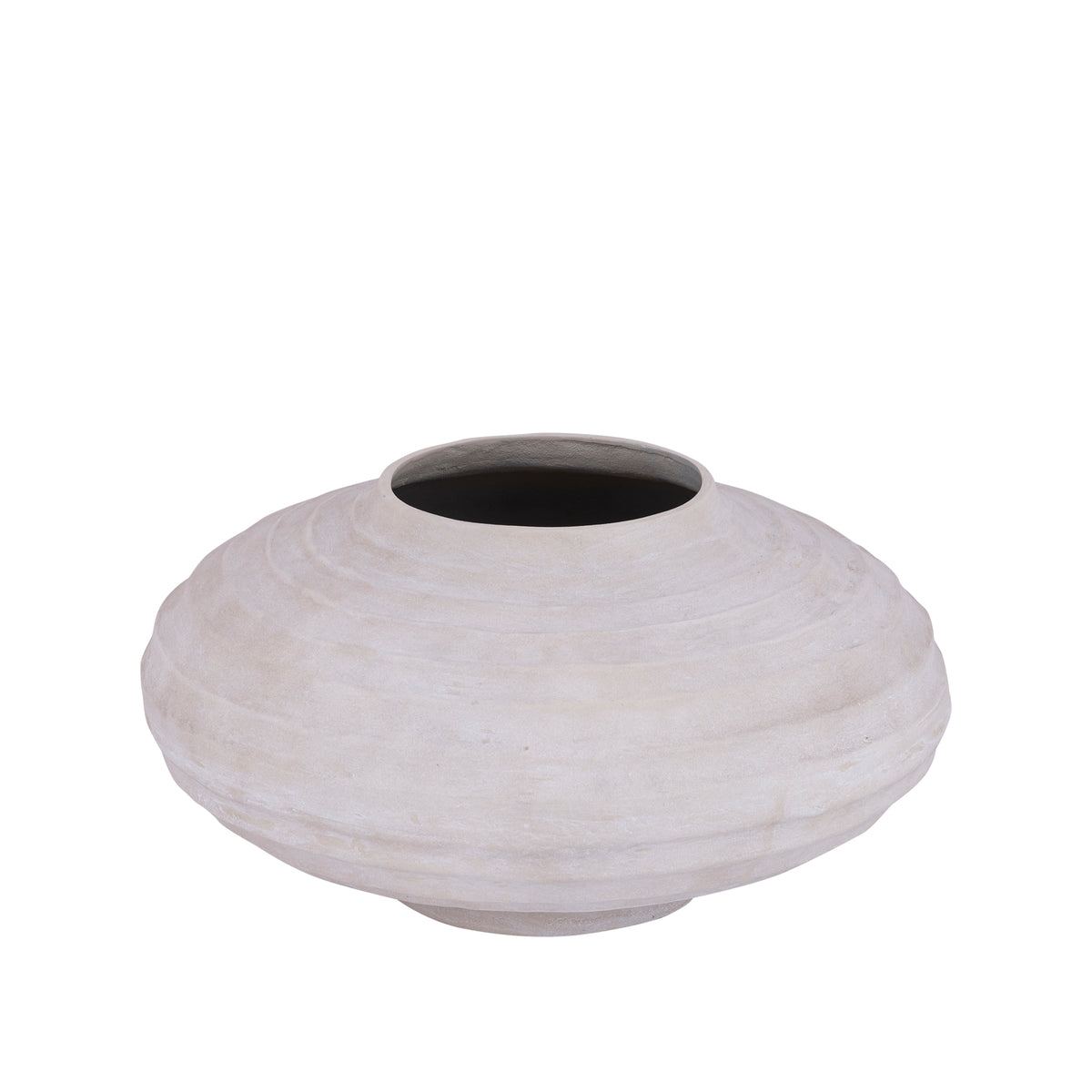 Casserole Kody Beige Stone Wash en alu coulé côtelée L PTMD
