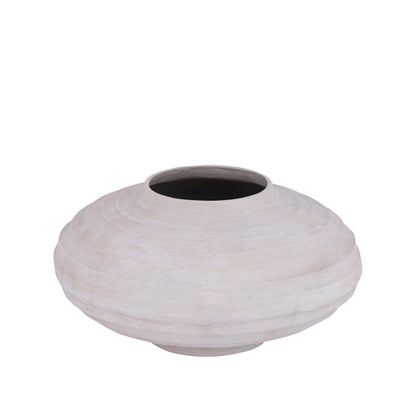 Casserole Kody Beige Stone Wash en alu coulé côtelée L PTMD