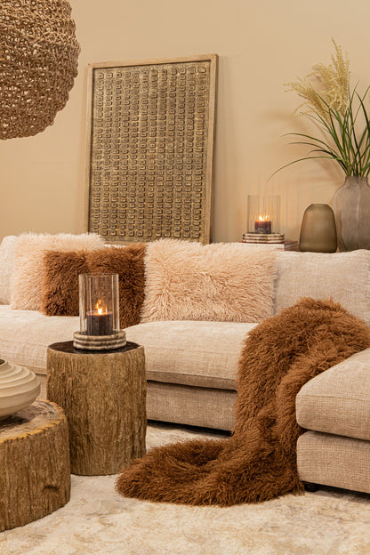 Casserole Kody Beige Stone Wash en alu coulé côtelée L PTMD