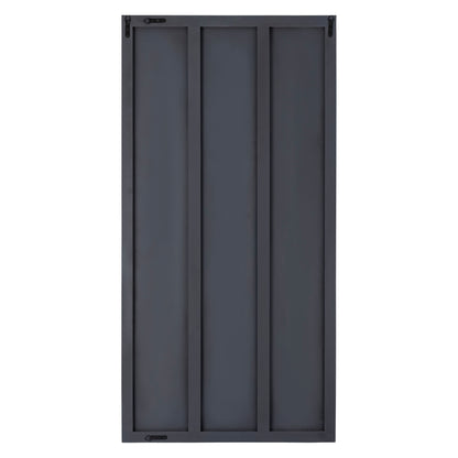 Panneau mural Seline Bronze MDF à rayures ondulées superposées L PTMD