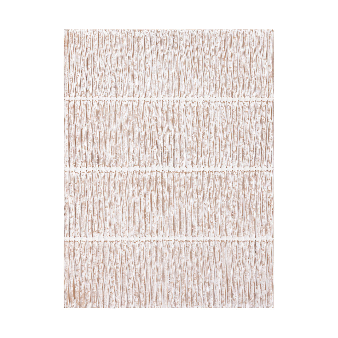 Panneau mural Seline Blanc MDF Ondulé Petit PTMD