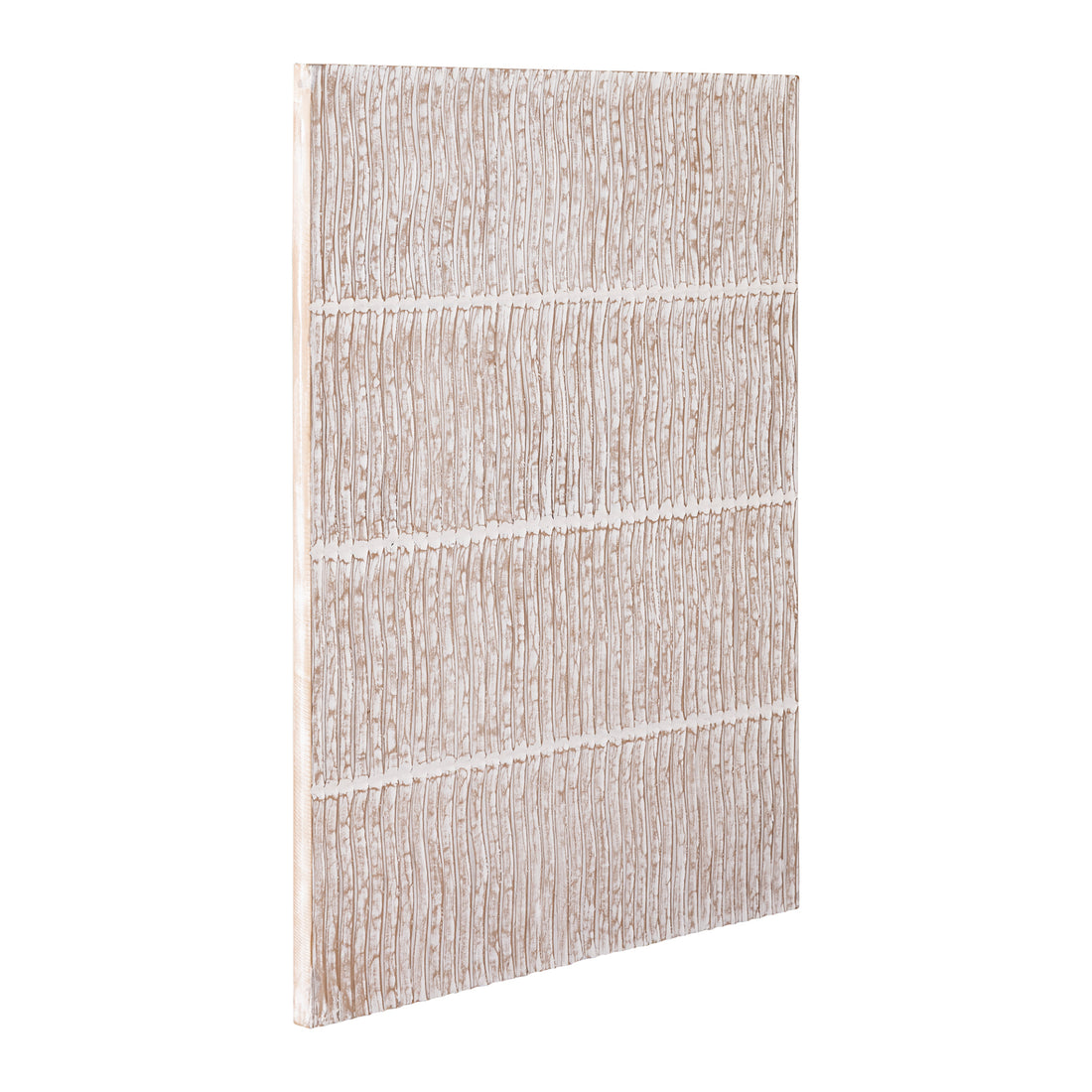 Panneau mural Seline Blanc MDF Ondulé Petit PTMD