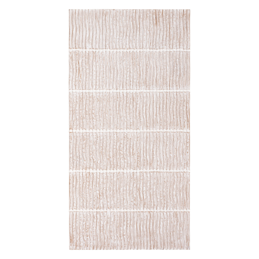 Panneau mural Seline Blanc MDF Ondulé Grand PTMD